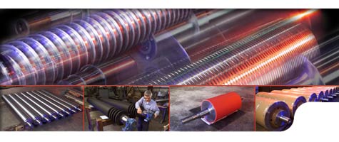 Some of our rolls include bridle rolls, embossing rolls, rubber rolls, weld overlayed rolls and many more.